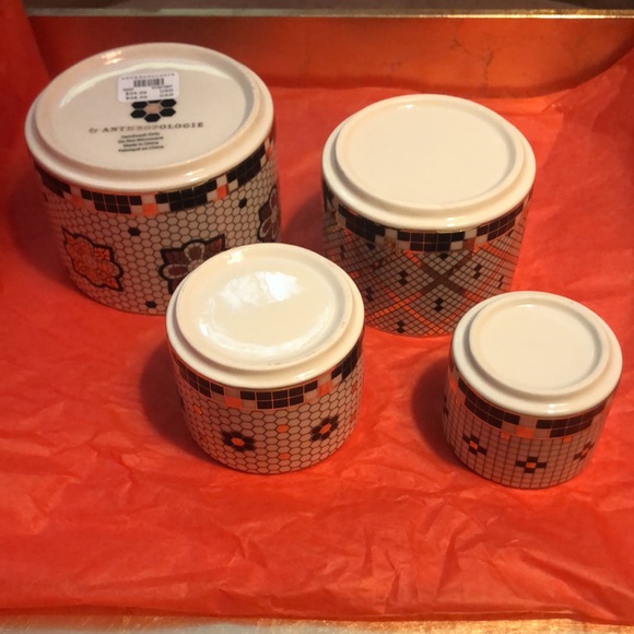 NWT Anthropologie Bistro Tile measuring cup set. New, never used. - Picture 5 of 6